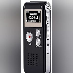 Silver and Black Digital Voice Recorder